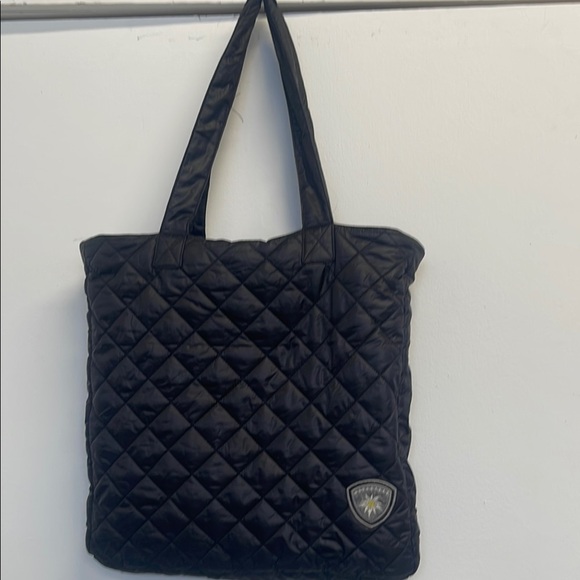 Alp n Rock Black Quilted Tote Bag - Picture 1 of 5